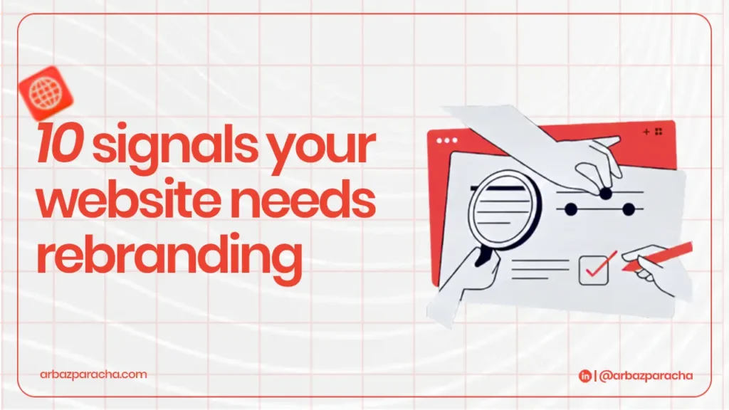 10 signals your website needs rebranding  - website rebranding