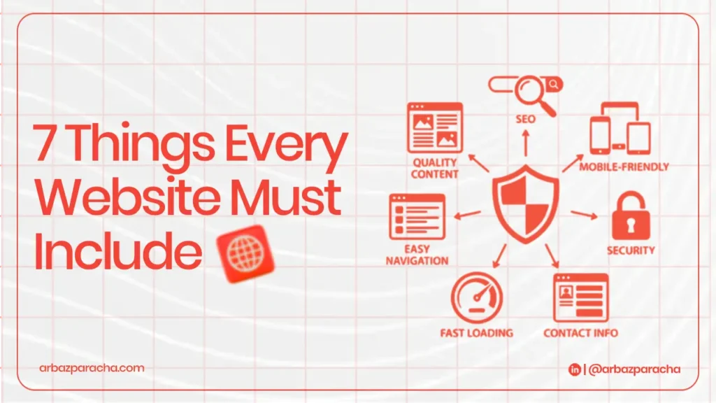 7 Things Every Website Must Include