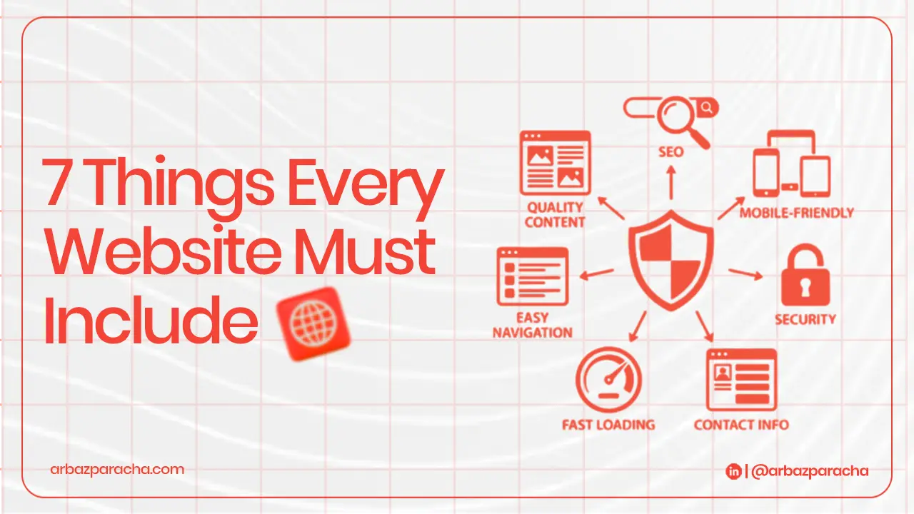 7 Things Every Website Must Include