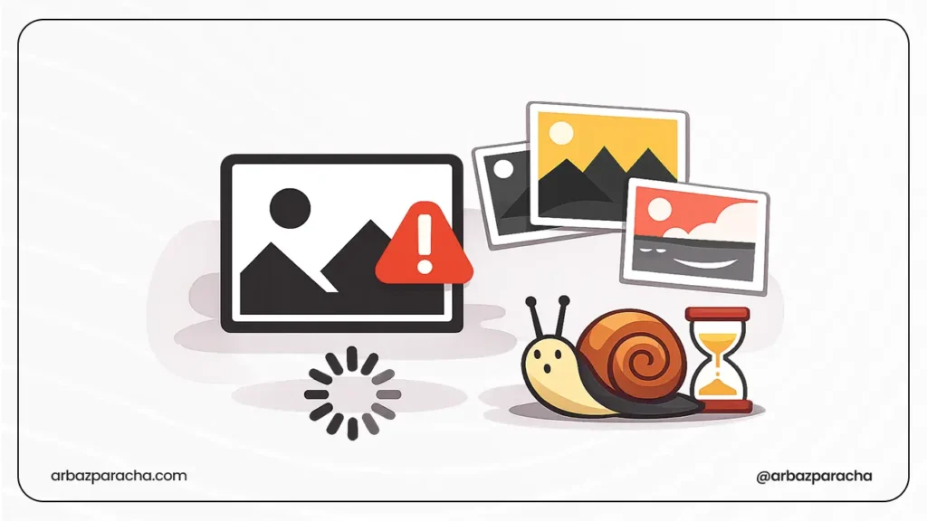 Images are problem. Reduce website load time without changing your hosting